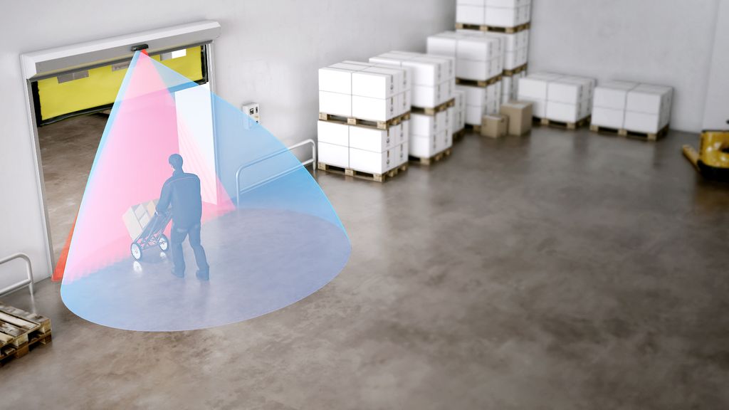 L’IXIO-D INDUS associe deux technologies, le radar et l’infrarouge, pour un double objectif : l’ouverture et la protection.